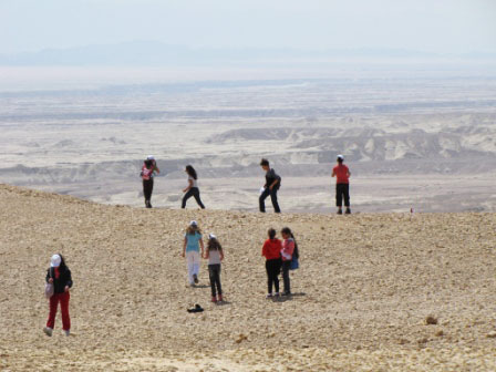 Экстремальный туризм в пустыне в Израиле